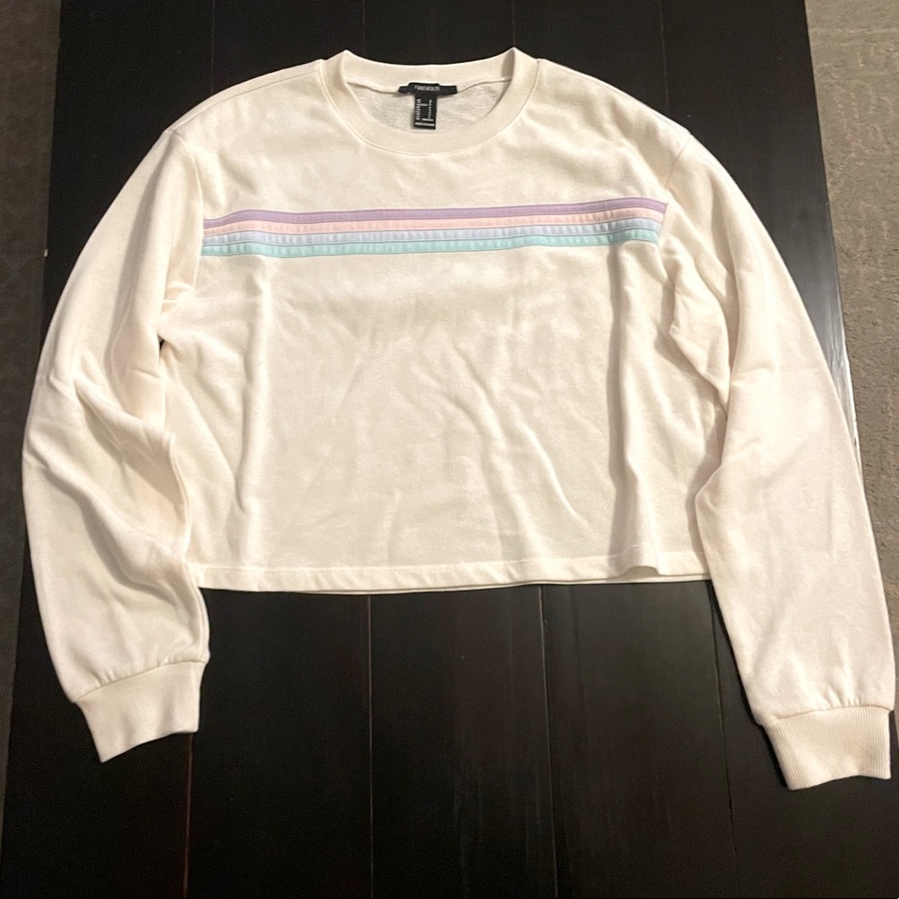 Forever 21 Pastel Stripe Crop